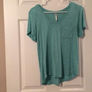 Mint green tee